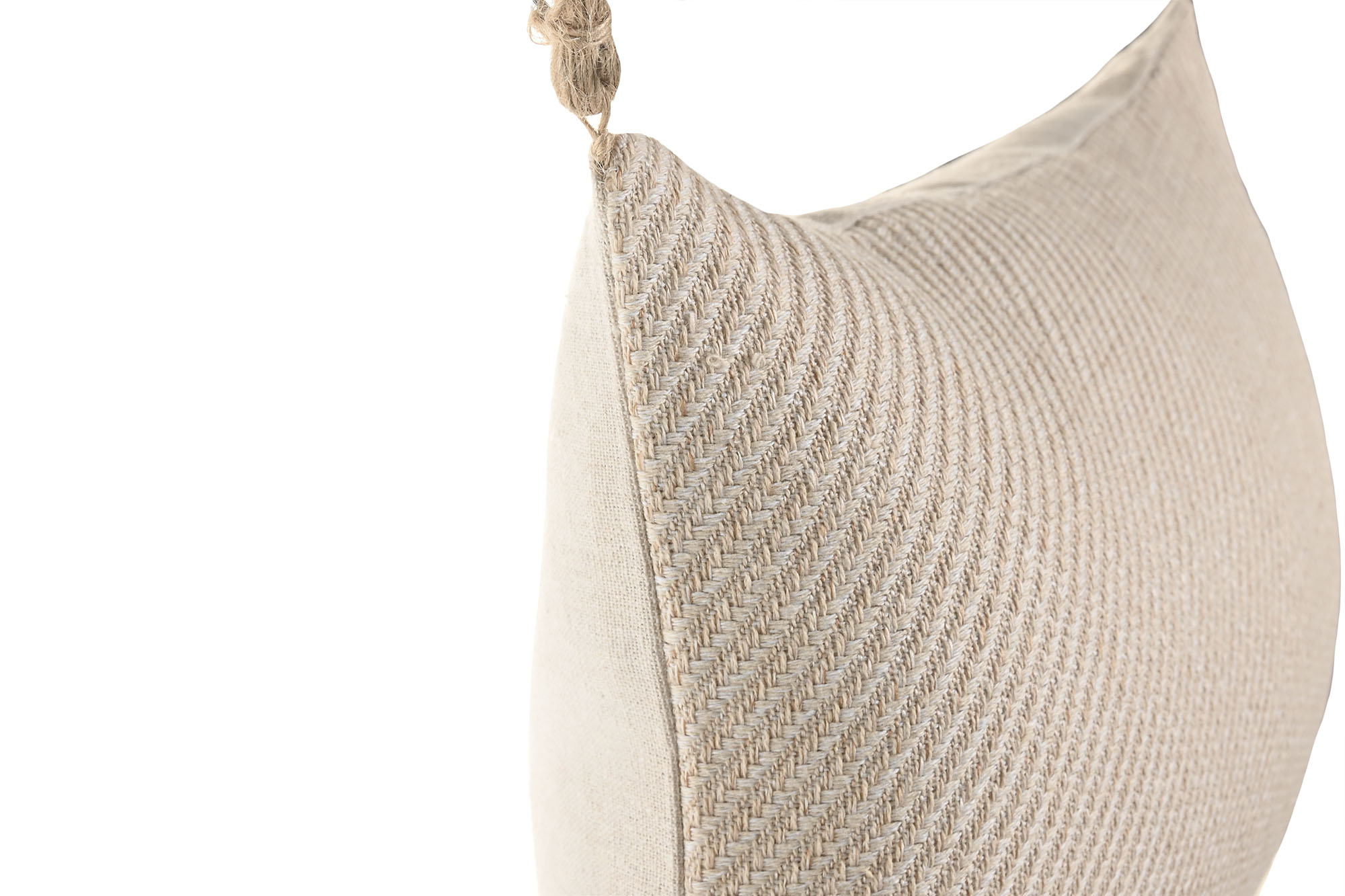 COJIN ALGODON YUTE 30X50 BORLAS NATURAL 2