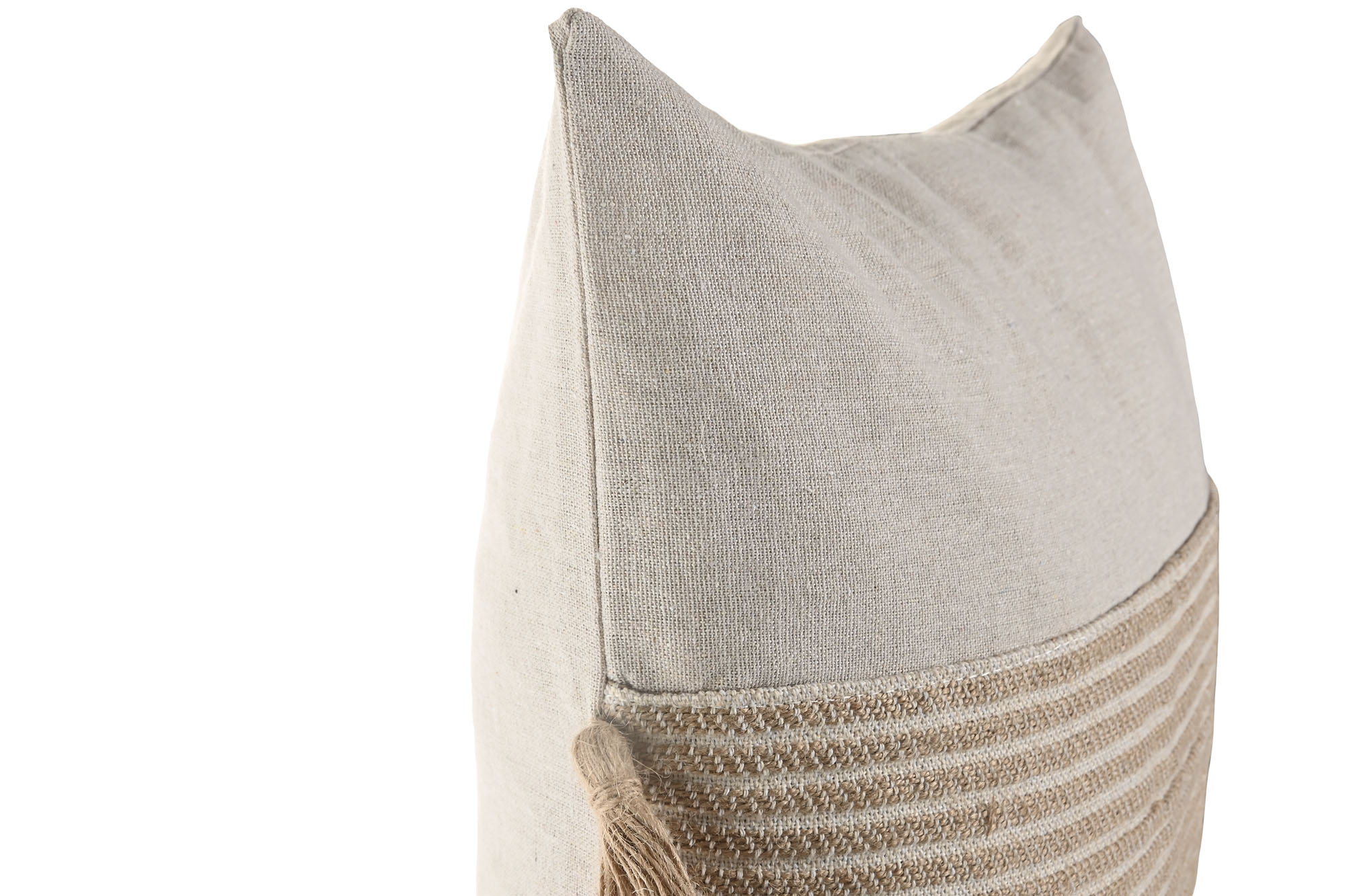 COJIN ALGODON YUTE 45X45 NATURAL 2