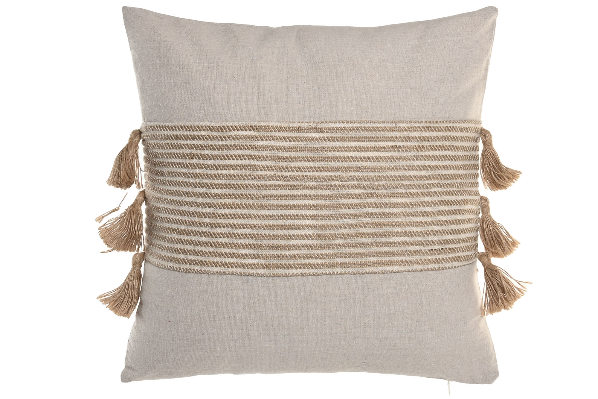 COJIN ALGODON YUTE 45X45 NATURAL