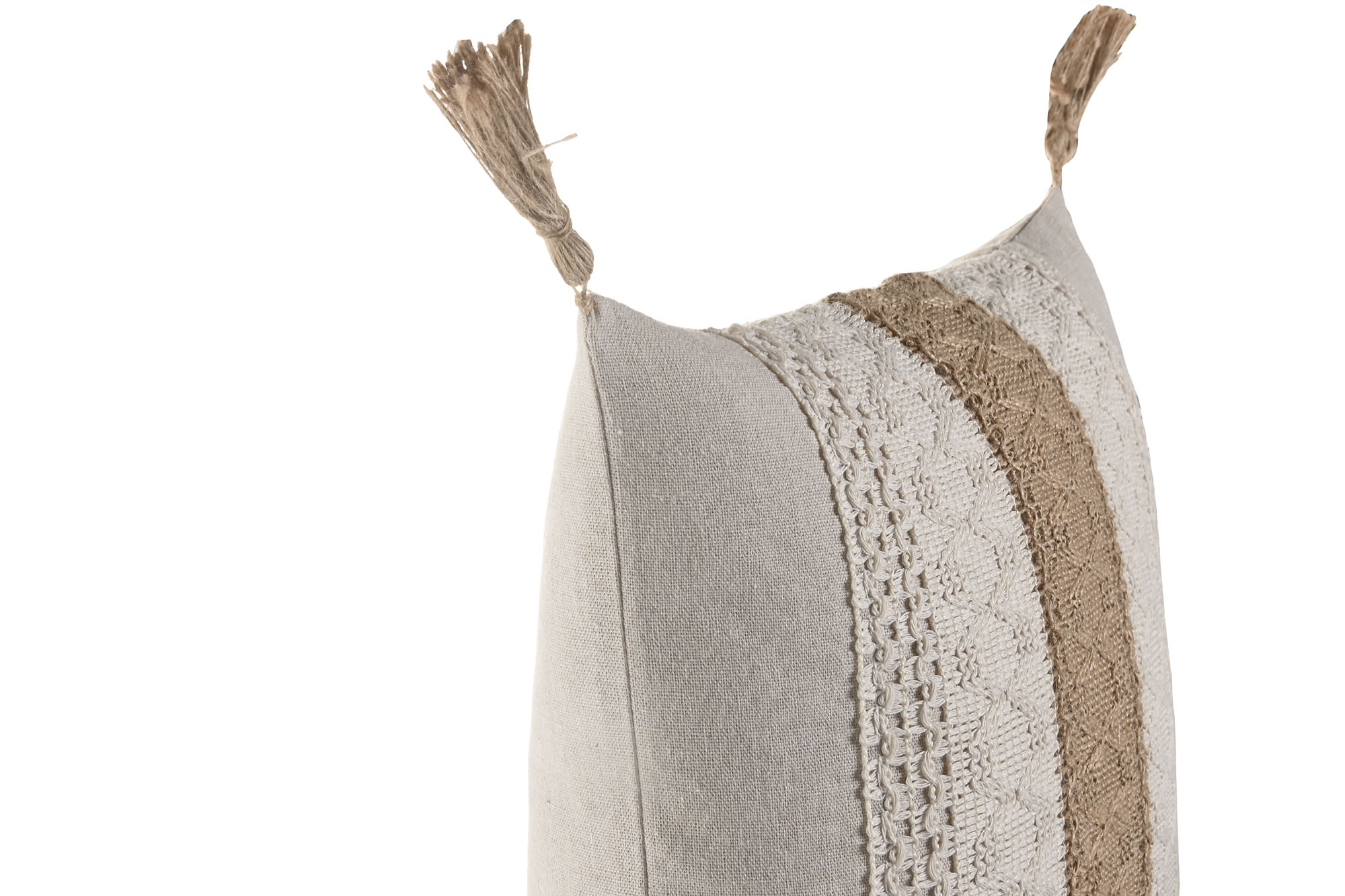 COJIN ALGODON YUTE 45X45 NATURAL 2