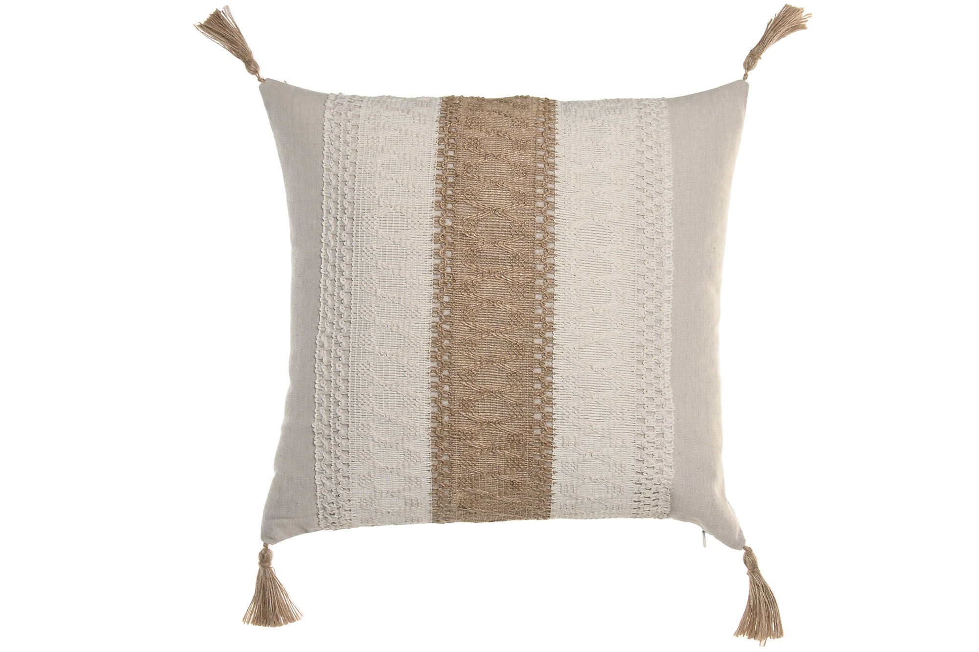 COJIN ALGODON YUTE 45X45 NATURAL