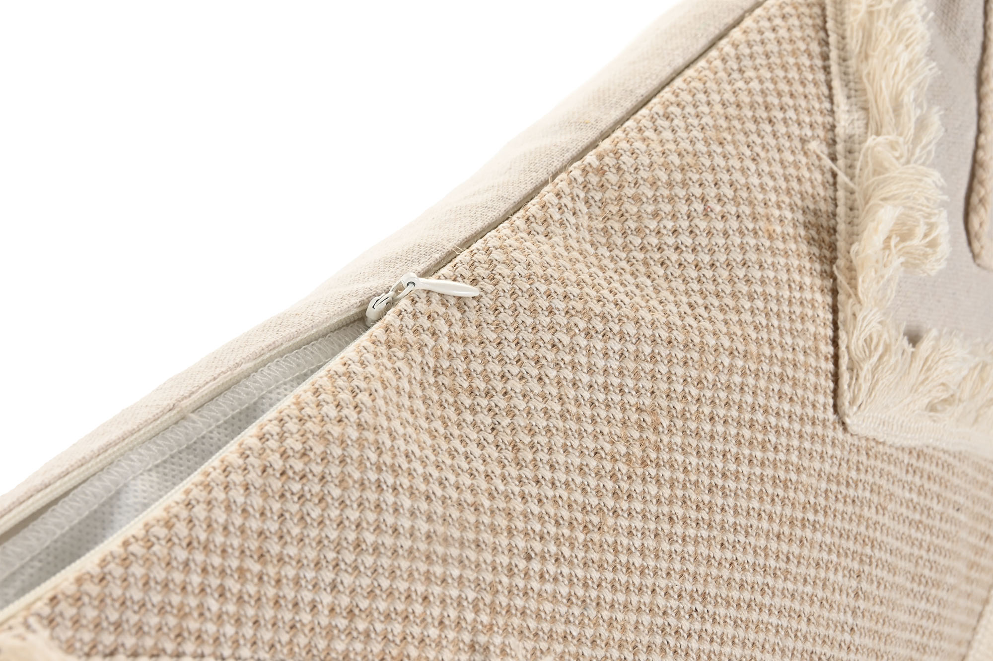 COJIN ALGODON YUTE 30X50 BEIGE 4