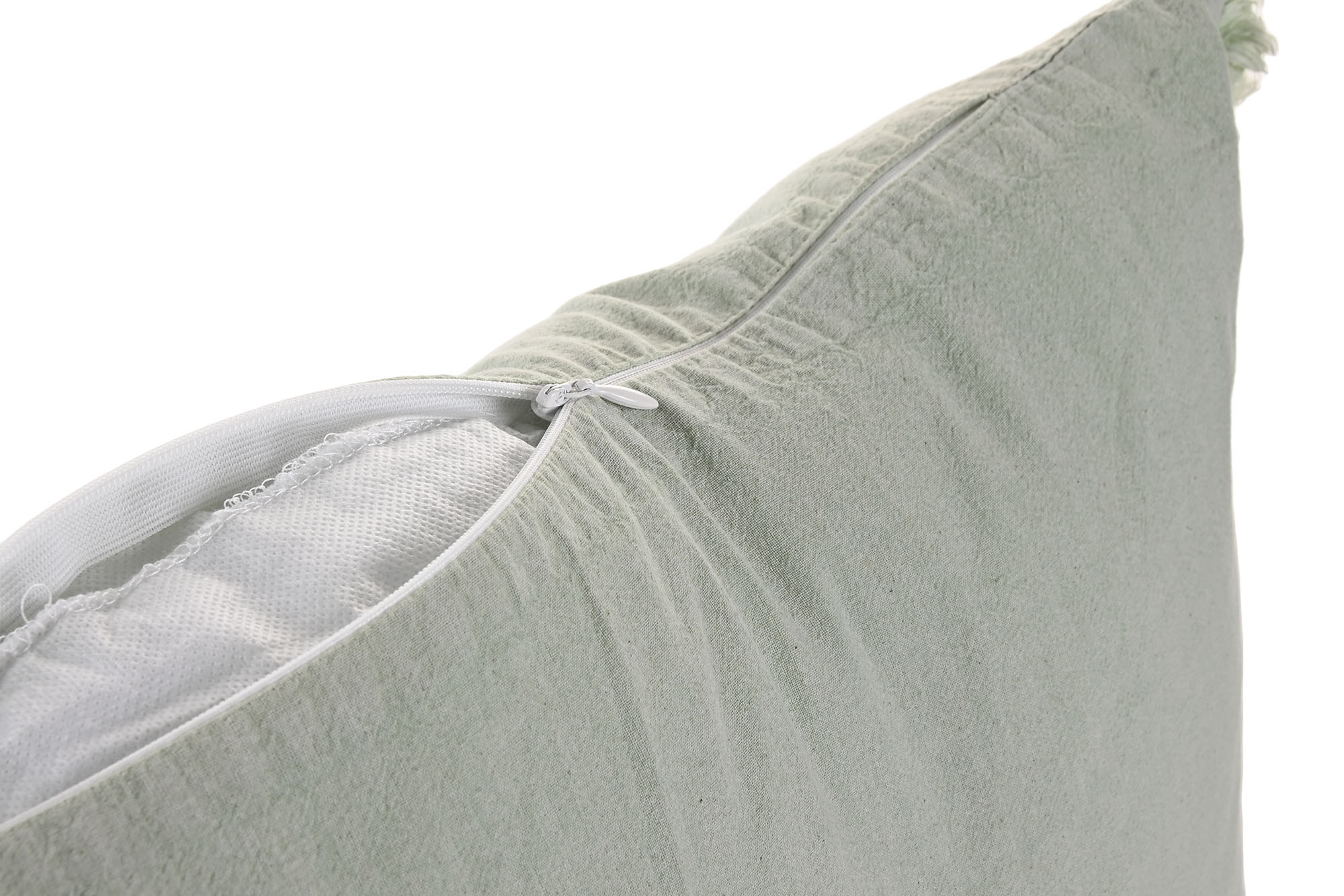 COJIN ALGODON 45X45 VERDE MENTA 4