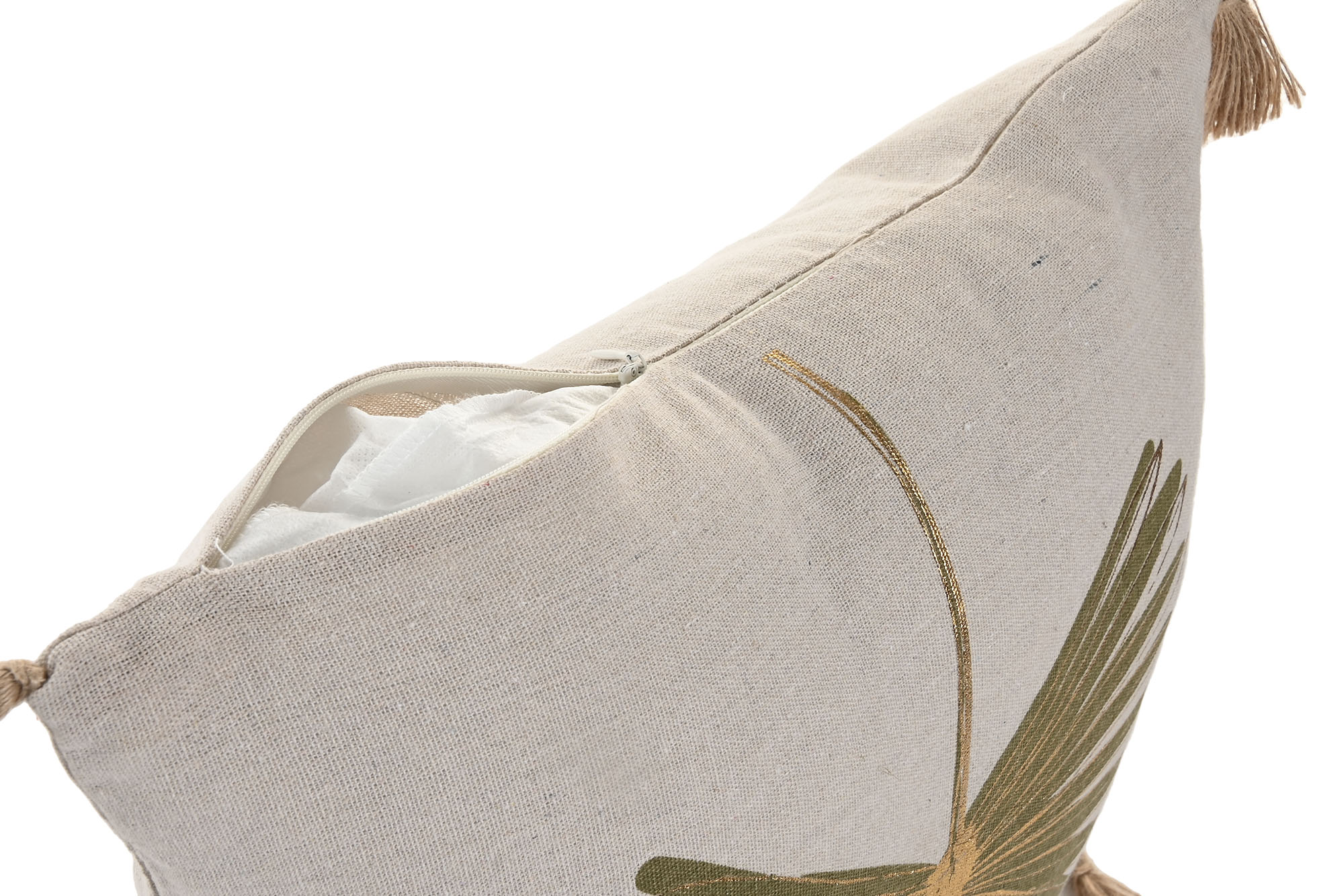 COJIN ALGODON YUTE 45X45 NATURAL 5