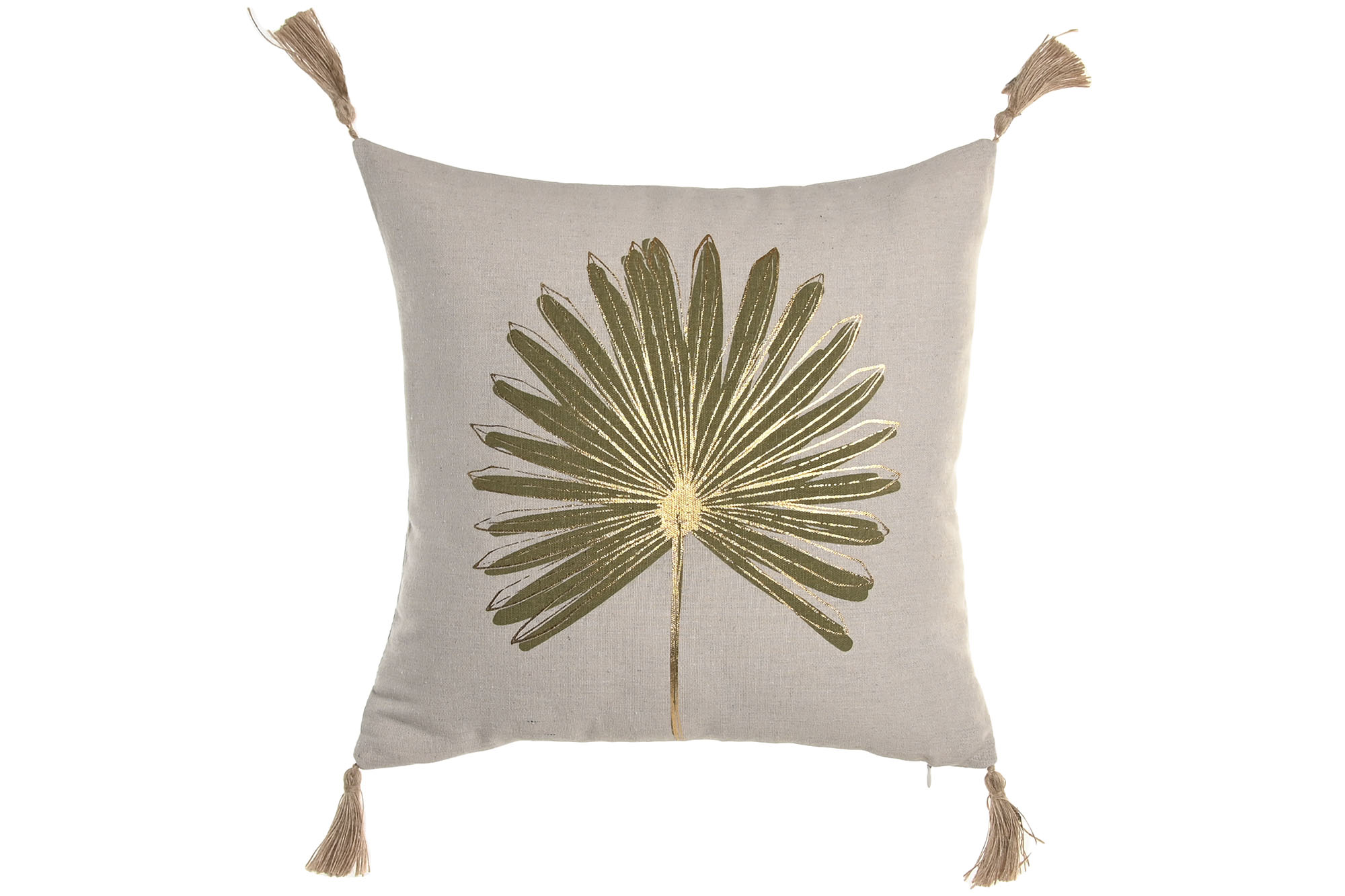 COJIN ALGODON YUTE 45X45 NATURAL