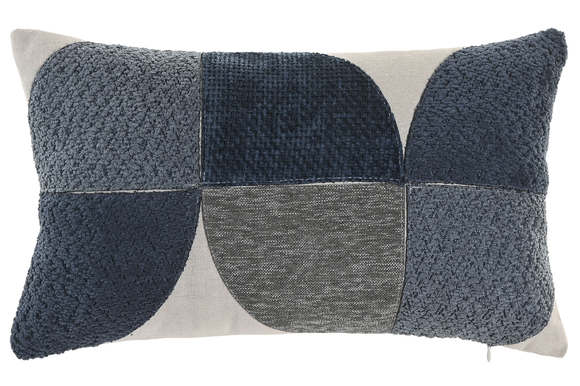 COJIN ALGODON POLIESTER 30X50 GRIS