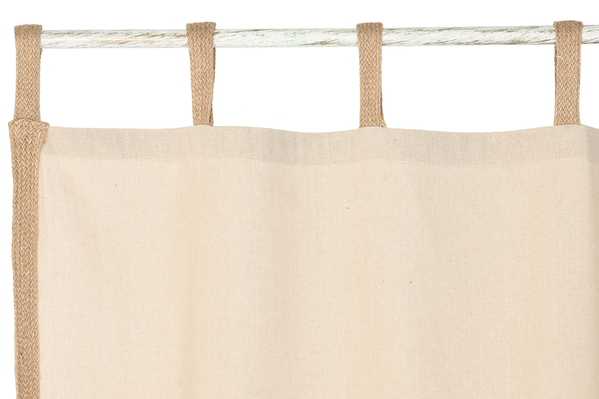 CORTINA ALGODON YUTE 140X260 NATURAL 2