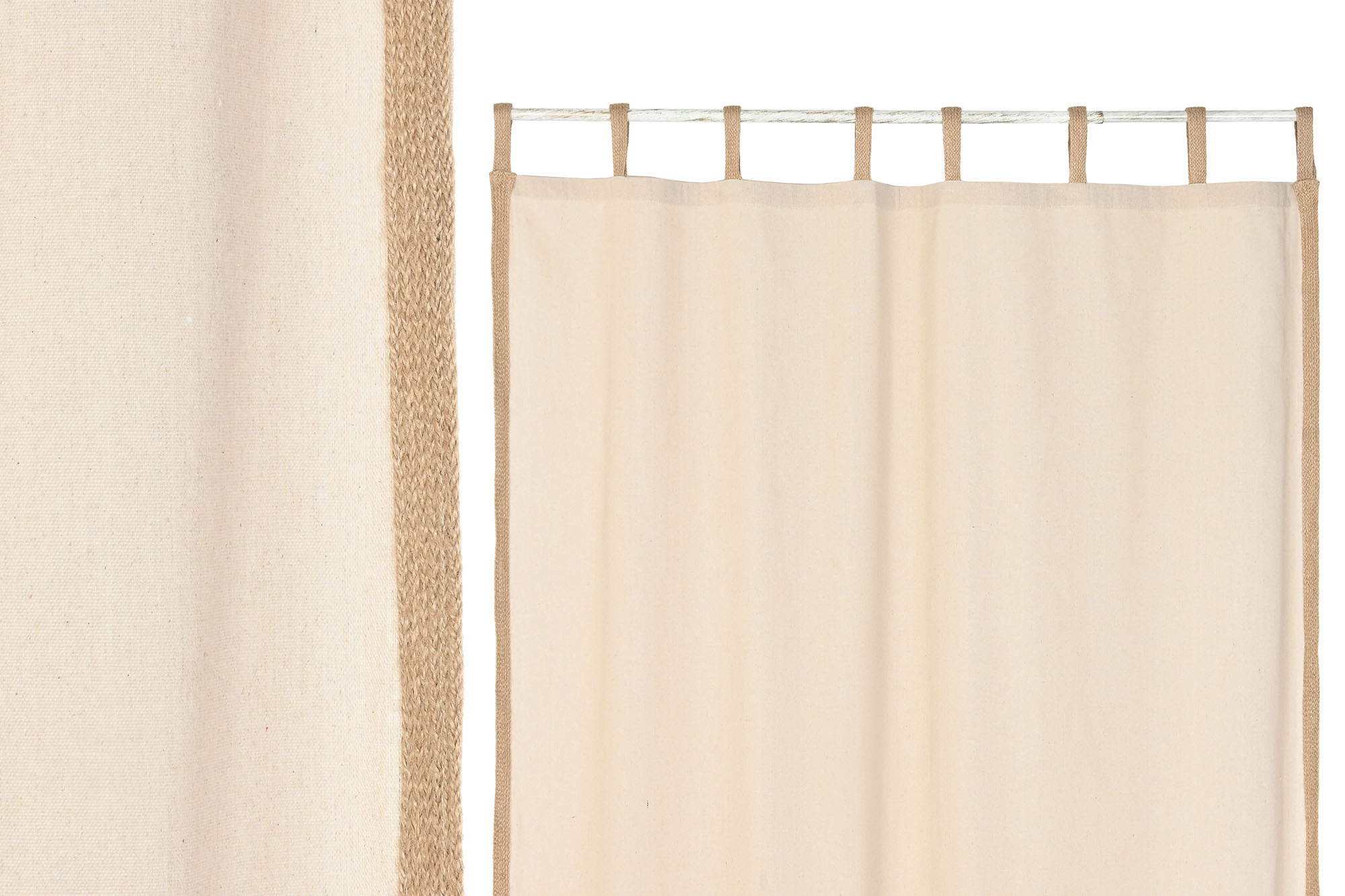 CORTINA ALGODON YUTE 140X260 NATURAL