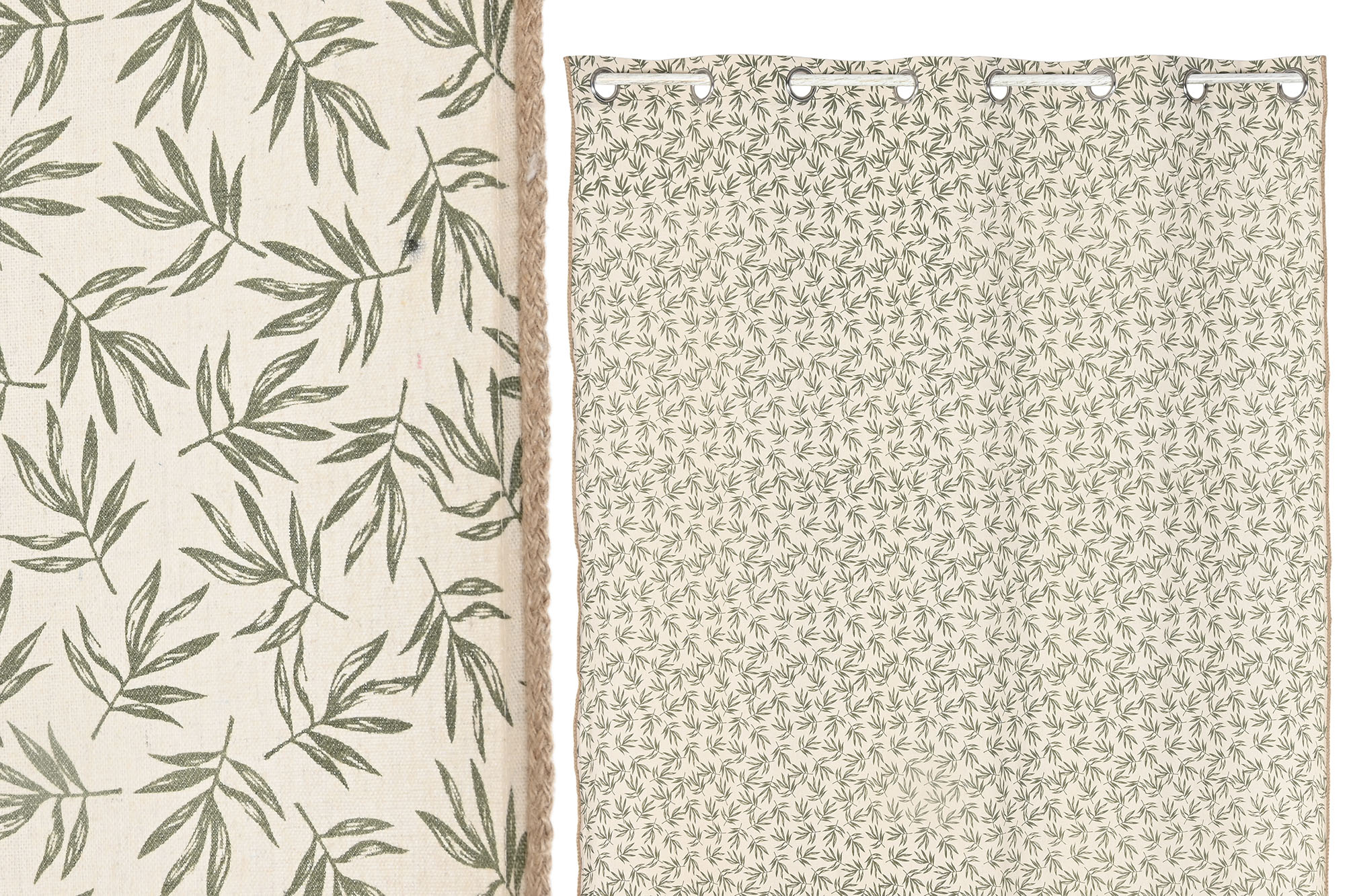 CORTINA ALGODON YUTE 140X260 NATURAL