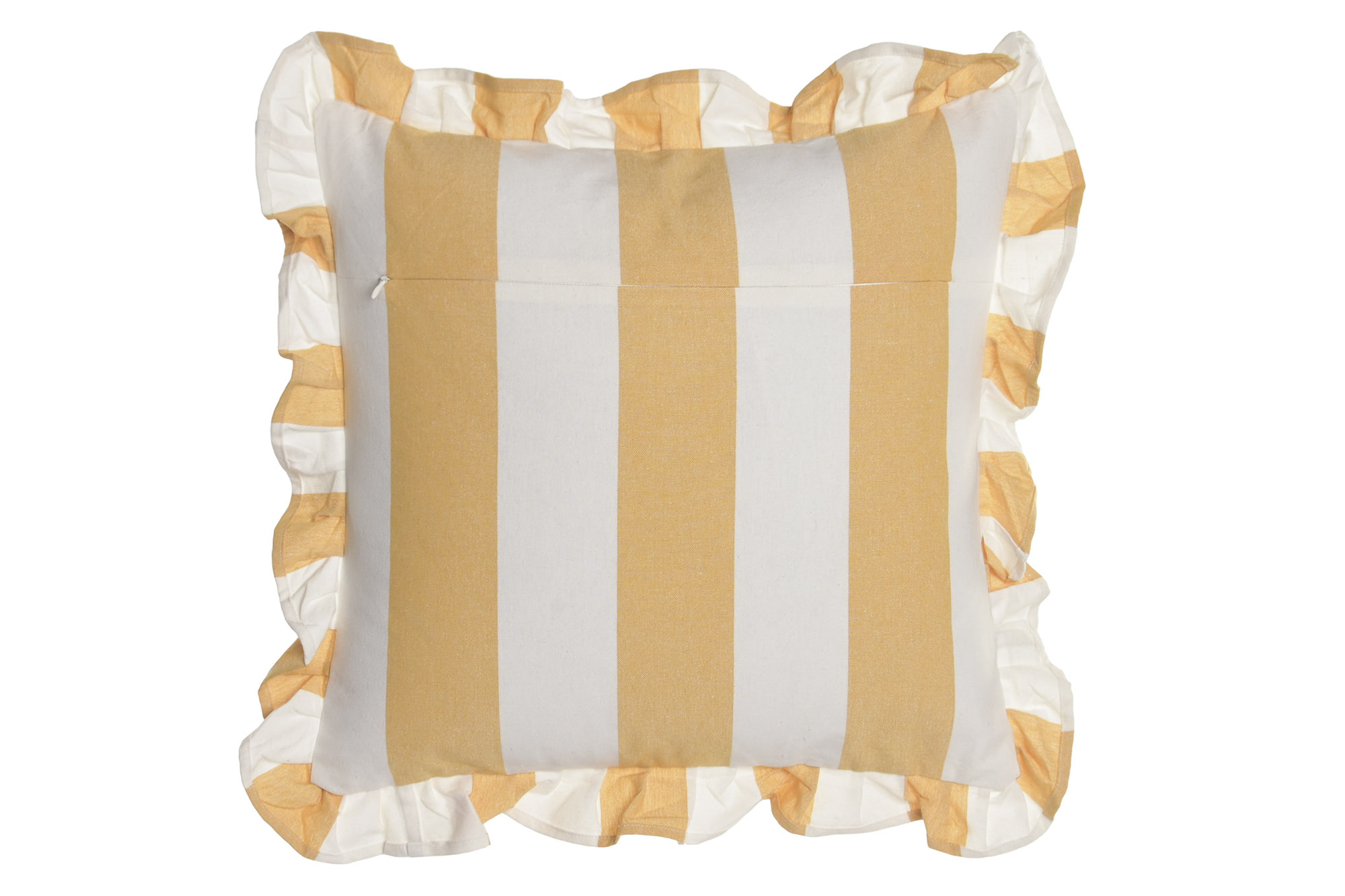 COJIN ALGODON RECICLADO 45X45 600 GR. VOLANTES RAY 3