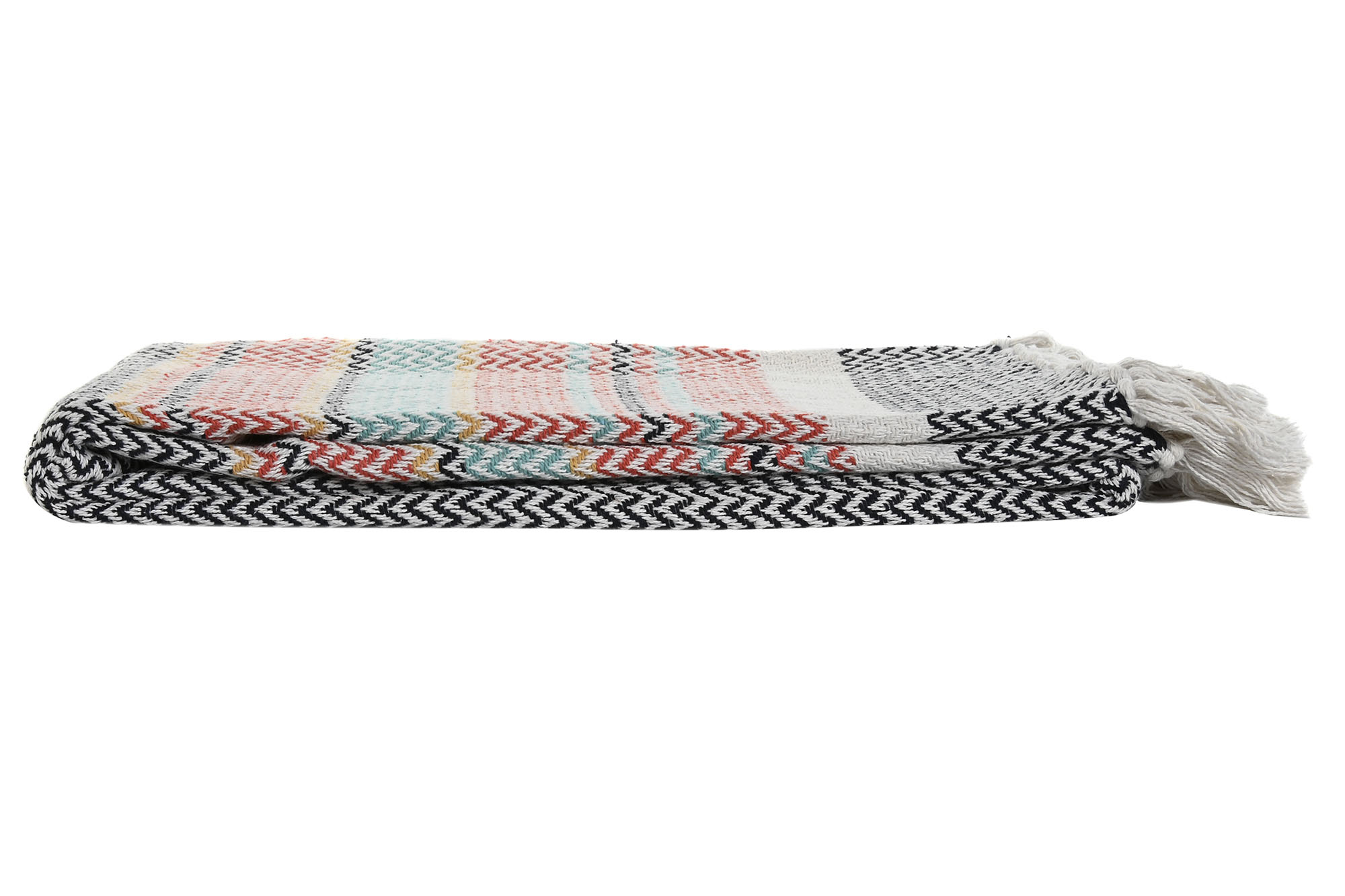 PLAID ALGODON 150X200X1 450 GSM, RAYAS AZUL 3