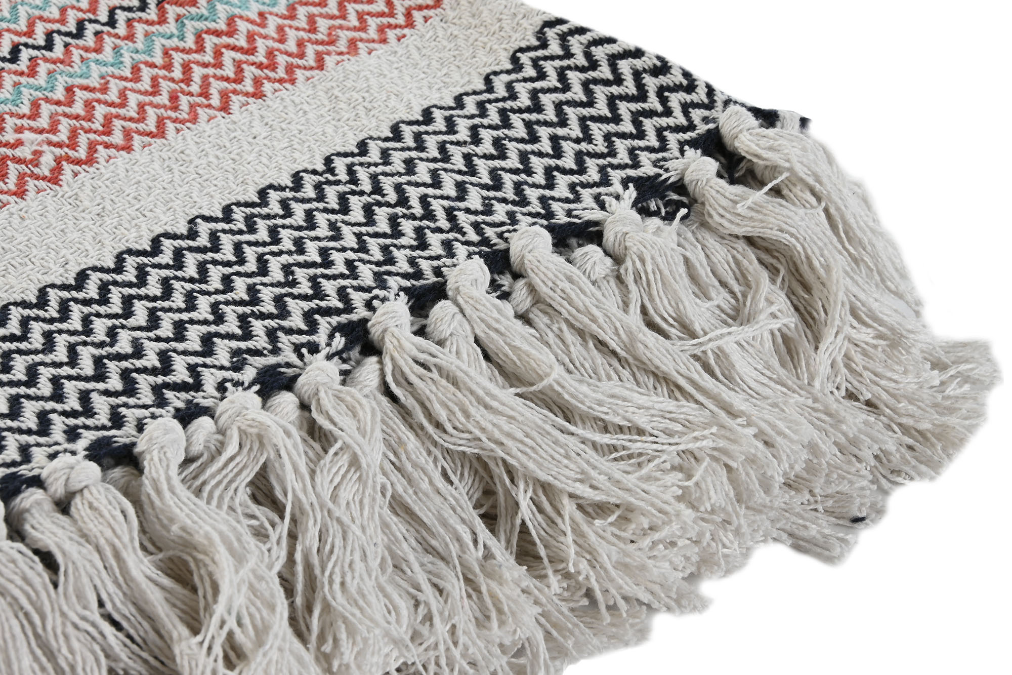 PLAID ALGODON 150X200X1 450 GSM, RAYAS AZUL 4