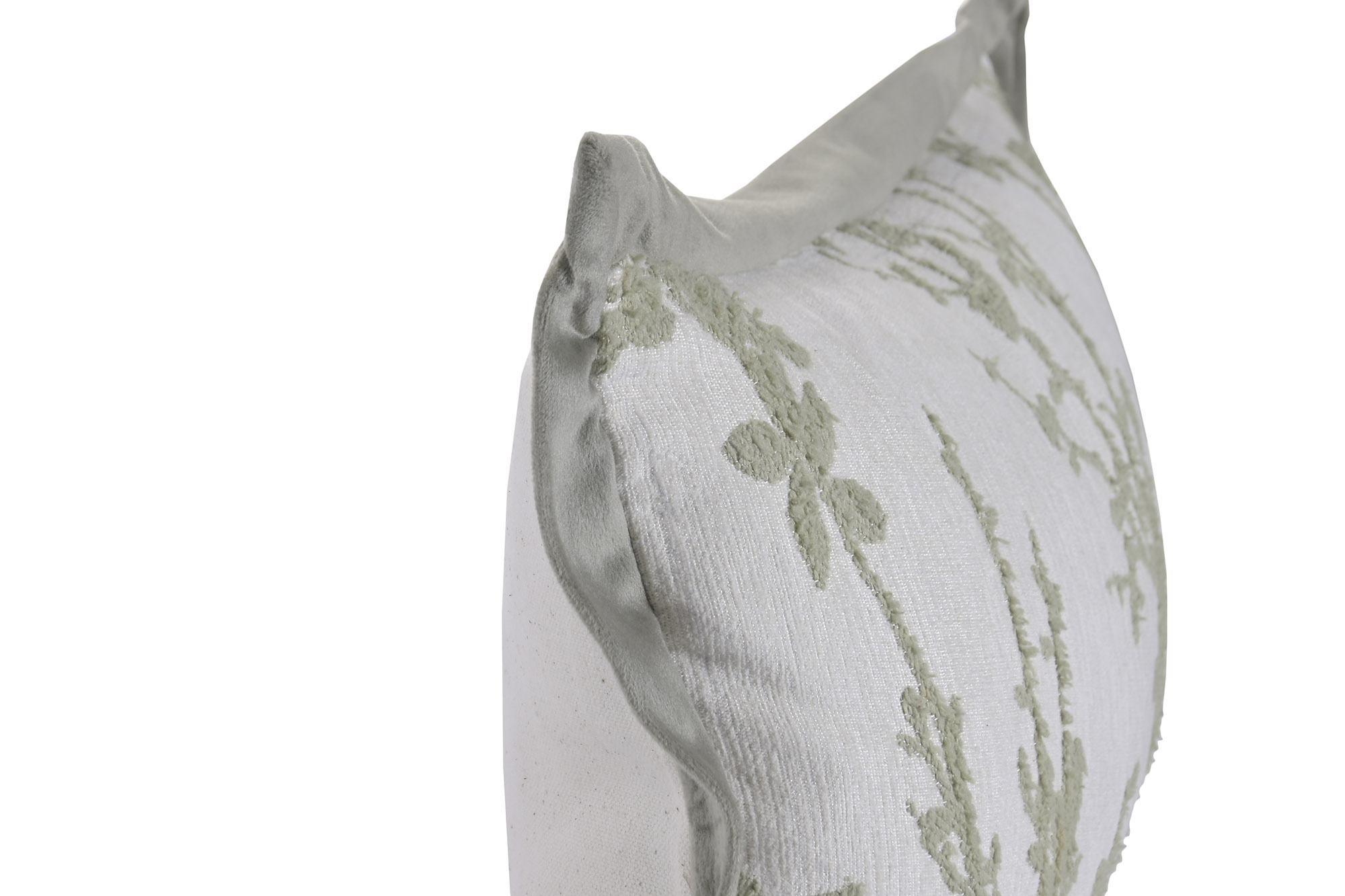 COJIN POLIESTER 50X30X30 300 GR. FLORAL VERDE 2