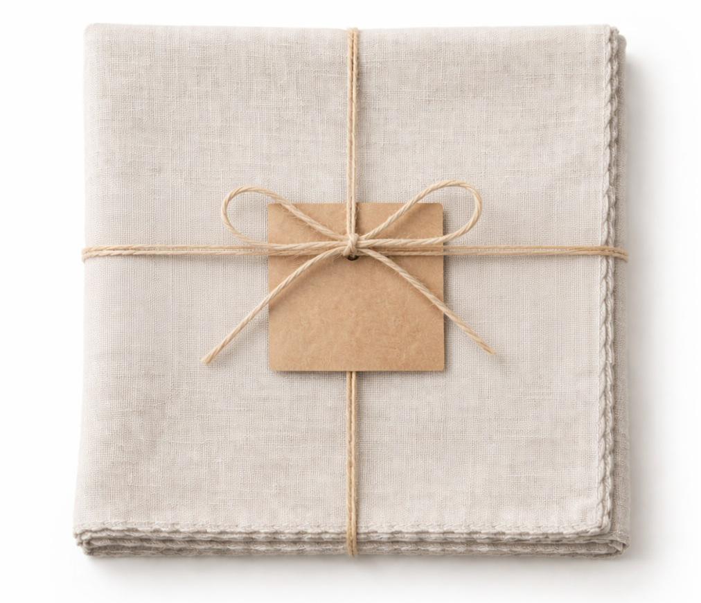 MANTEL ALGODON 150X150 PARA 2-4 COMENSALES BORDADO 2