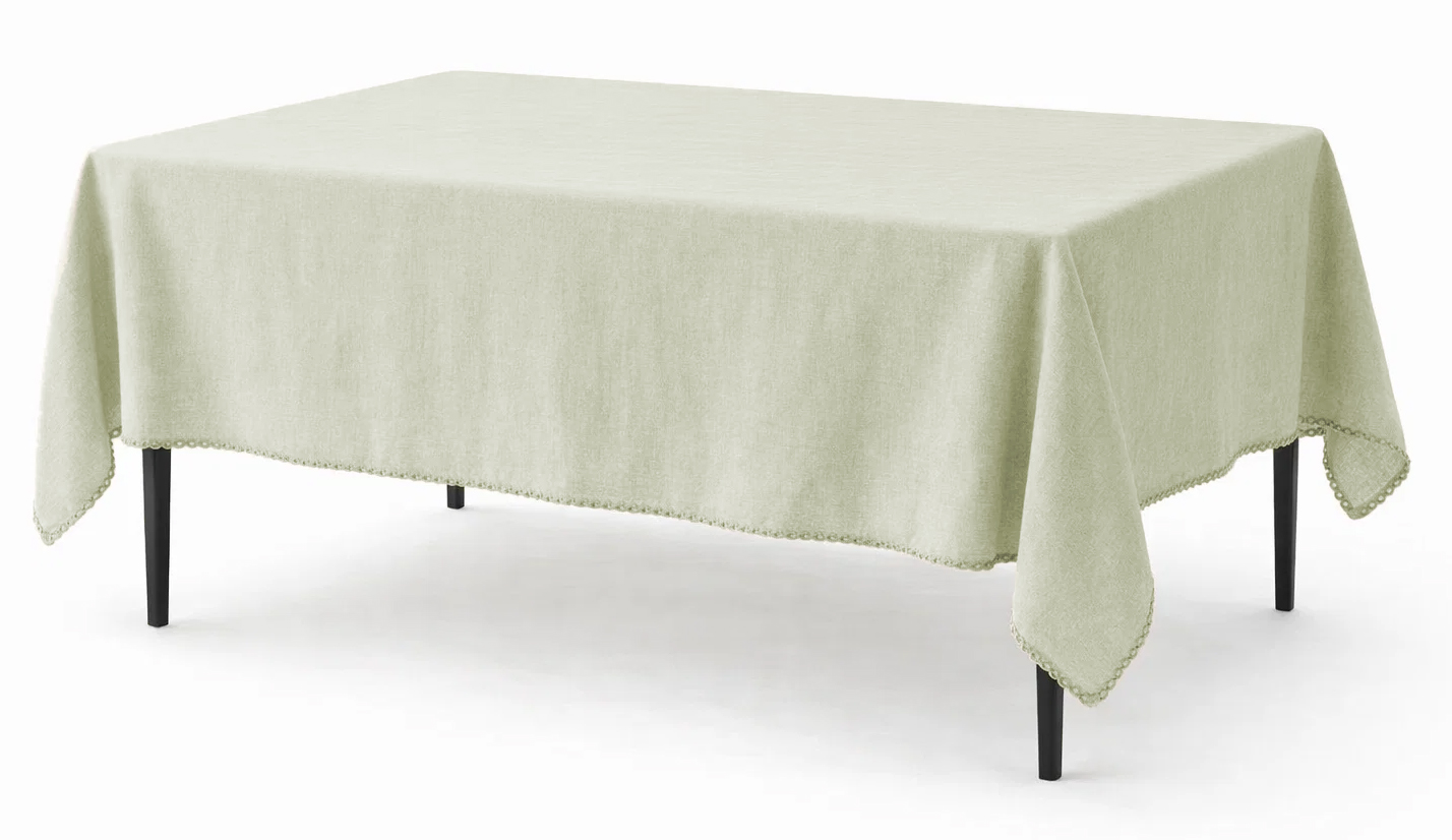MANTEL ALGODON 150X250 PARA 6-8 COMENSALES BORDADO 3
