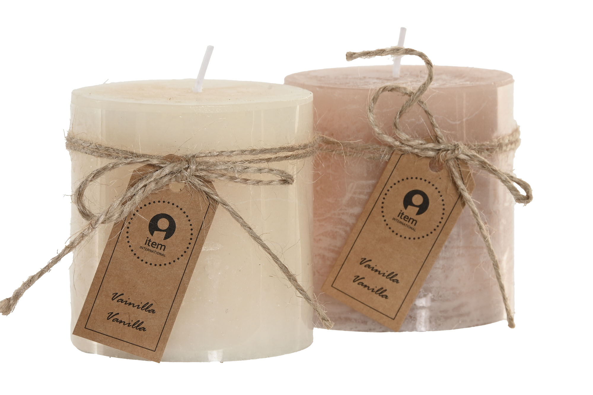 VELA CERA 6,5X6,5X7 215 GR, 32 HORAS CREMA 2