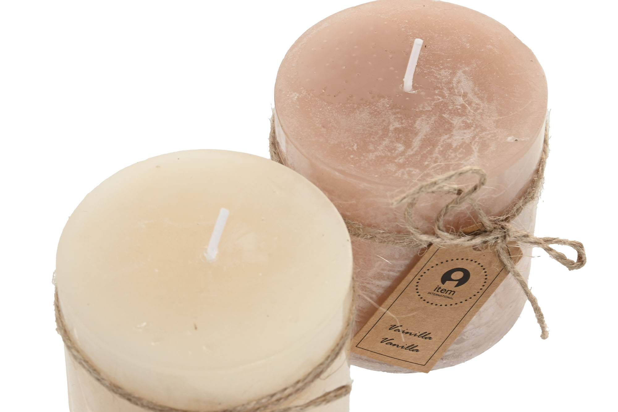 VELA CERA 6,5X6,5X7 215 GR, 32 HORAS CREMA 3