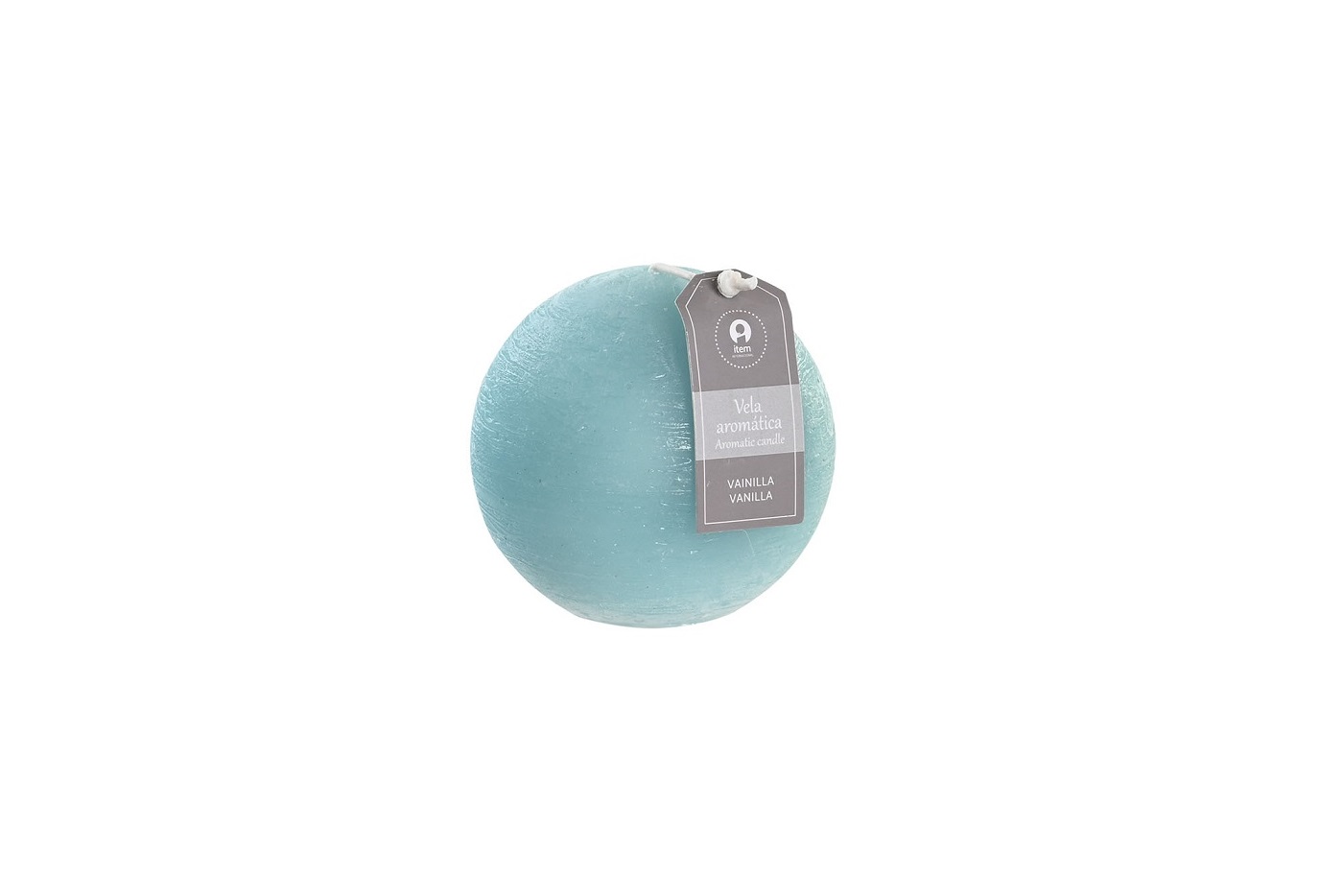 VELA CERA 7,5X7,5X7,5 188 GR 35 HORAS AZUL