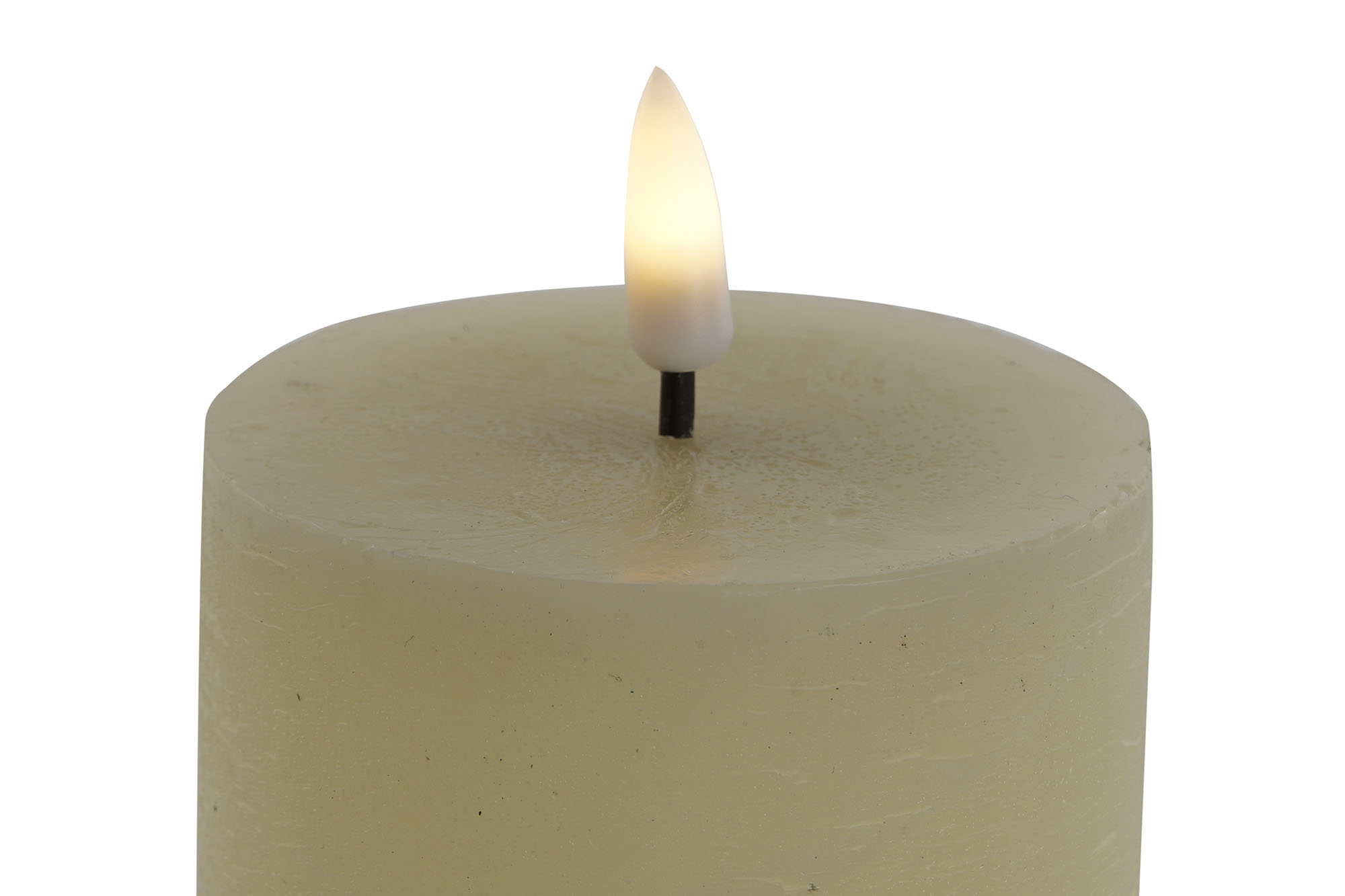 VELA LED CERA 7,5X7,5X10 TACTIL BEIGE 3