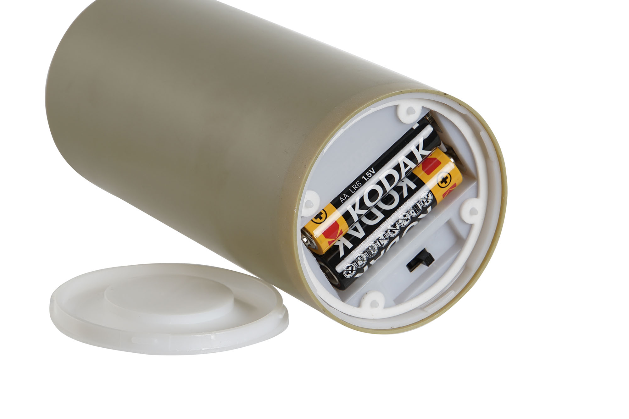 VELA LED PVC 7X7X17CM BLANCO 5