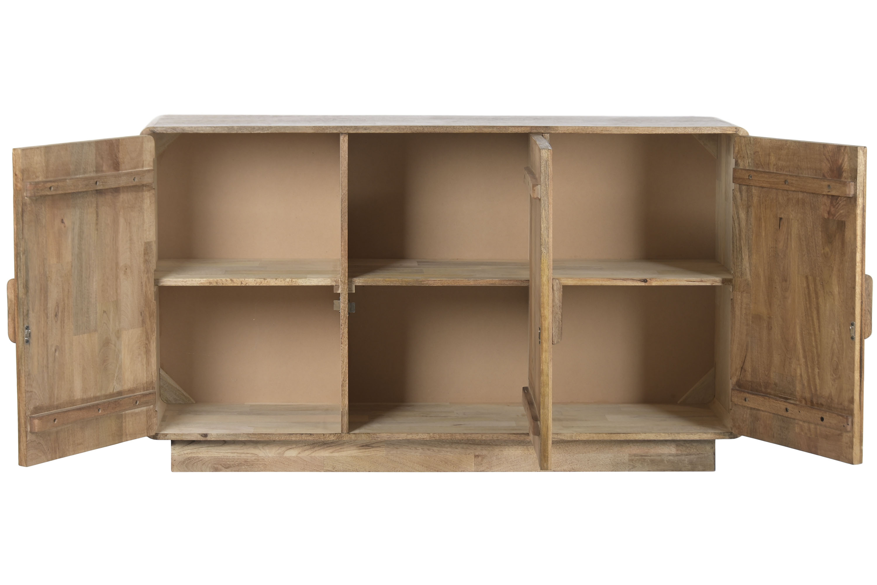 APARADOR MANGO YUTE 140X40X80 3 CAJONES NATURAL 5