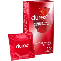 Durex preservativos sensitivo contacto total 12 unidades