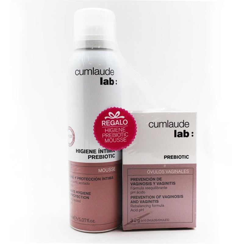 Cumlaude prebiotic 10 ovulos+mouse higiene 150ml