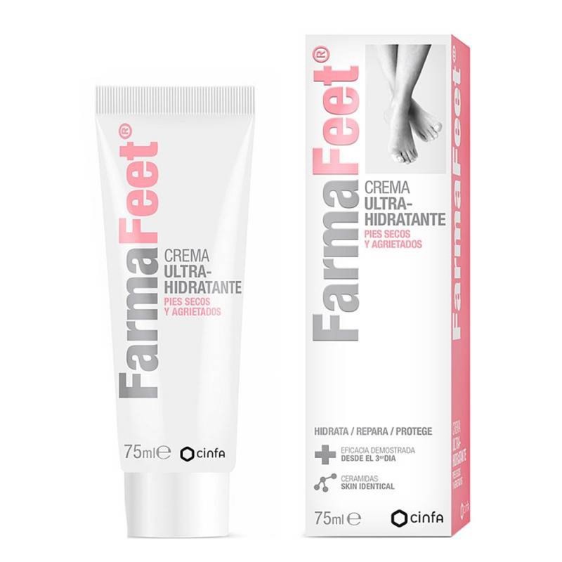 Farmafeet crema ultra hidratante pies secos y agrietados 75 ml