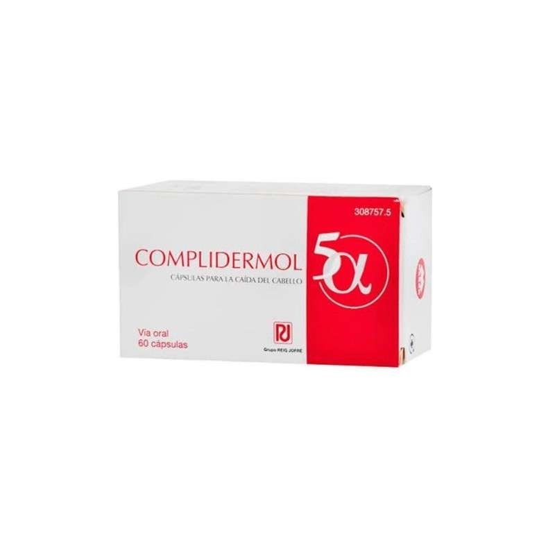 Complidermol 5 alfa cápsulas para la calída del cabello 60 caps