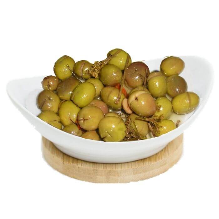 ACEITUNAS PARTIDAS TOMILLO BRIGANTES 10KG