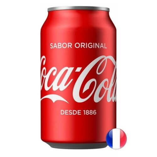 COCA-COLA FRANCESA LATA 33CL
