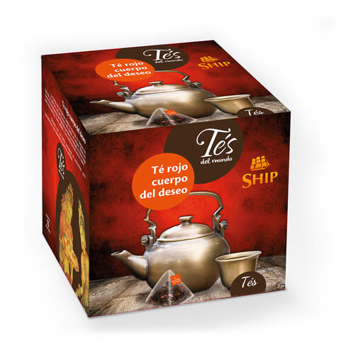 SHIP TÉ ROJO CUERPO DEL DESEO  C-15 P.