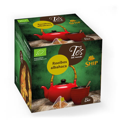SHIP BIO TÉ ROOIBOS ALBAHACA  C-15 P.