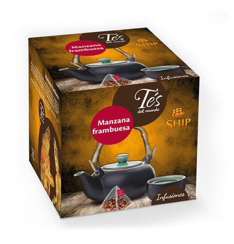 SHIP TÉ MANZANA FRAMBUESA  C-15 P.
