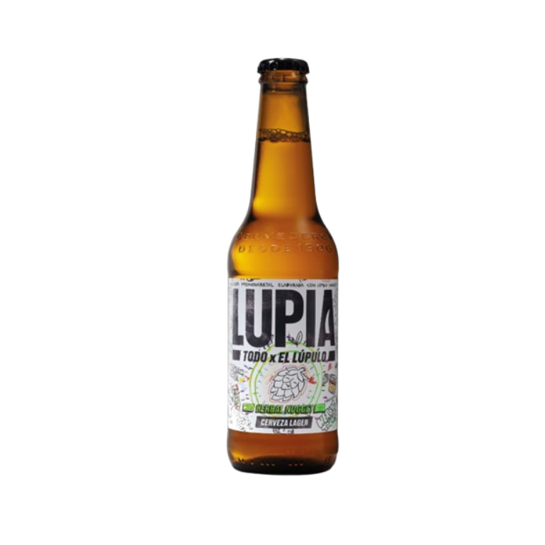 CERVEZA LUPIA NUGGET 1/3 RET 24UD