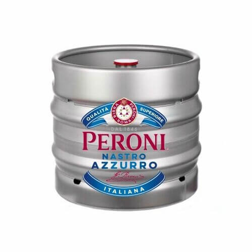 CERVEZA PERONI NASTRO AZZURRO BARRIL 30L