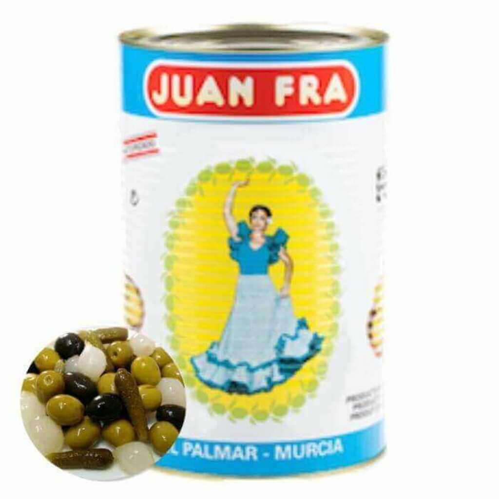 ACEITUNAS JUANFRA COCKTAIL LATA 2/500KG