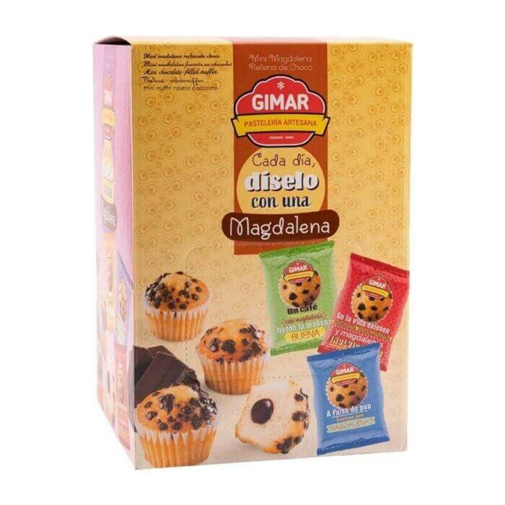 MINI MAGDALENA RELL. CHOCO ENV. 1,5KG