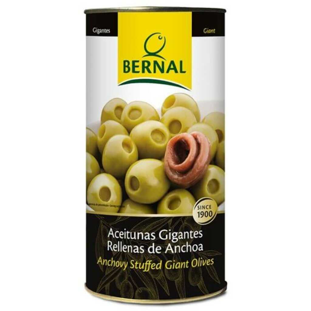 ACEITUNAS BERNAL RELLENA ANCHOA 600GR