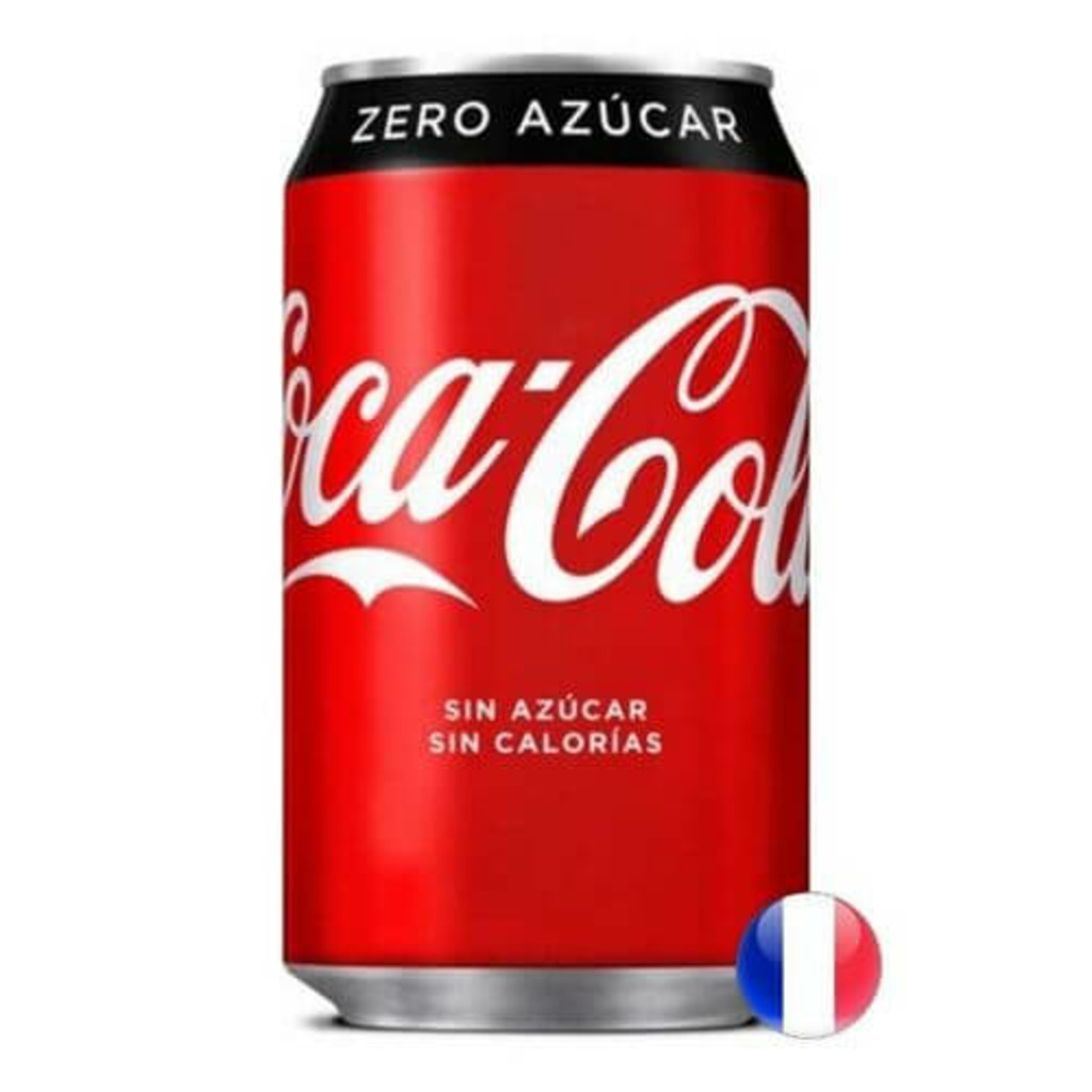 COCA-COLA ZERO FRANCESA LATA 33CL