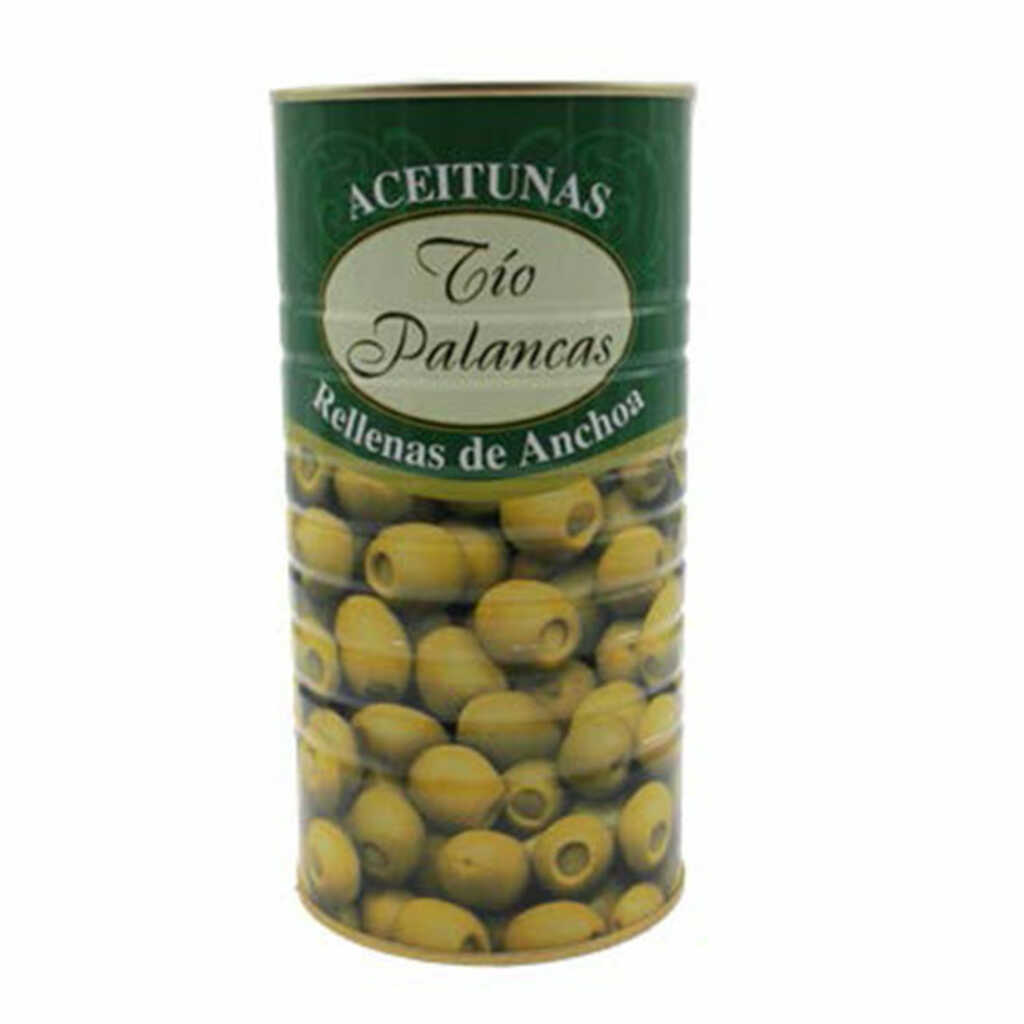 ACEITUNAS TIO PALANCAS RELLENA ANCHOA 600GR