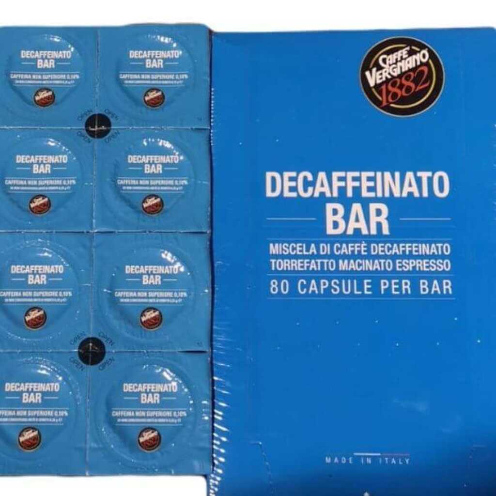 CAFFE VERGN. DESCAFEINATO BAR 80 CAPS