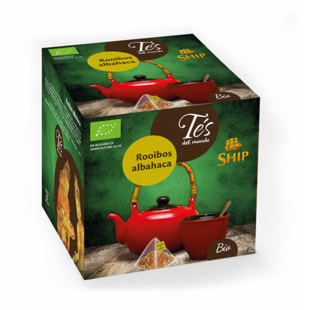 SHIP BIO TÉ ROOIBOS ALBAHACA C-15 P.
