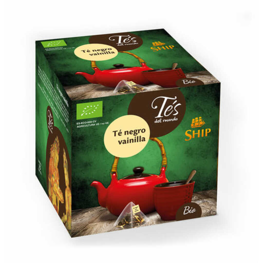 SHIP BIO TÉ NEGRO VAINILLA C-15 P.