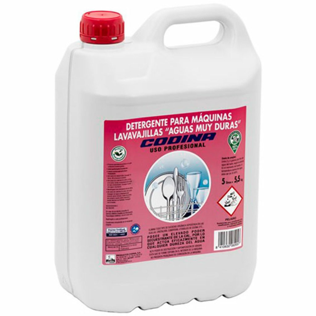 DET. MAQ. LAV. AGUAS MUY DURAS CODINA 5L