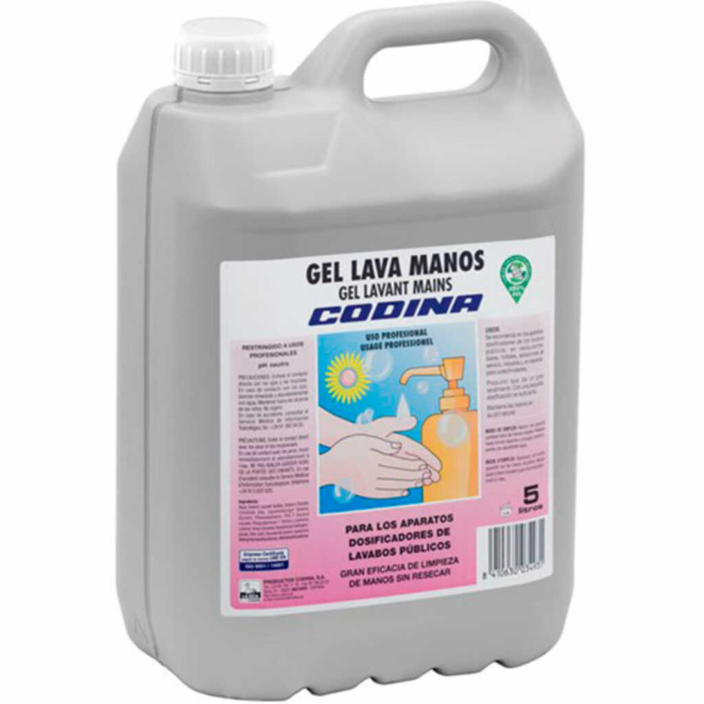 GEL LAVA MANOS CODINA 5L
