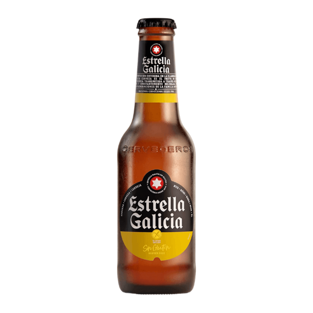 ESTRELLA GALICIA SIN GLUTEN 33CL 24UD