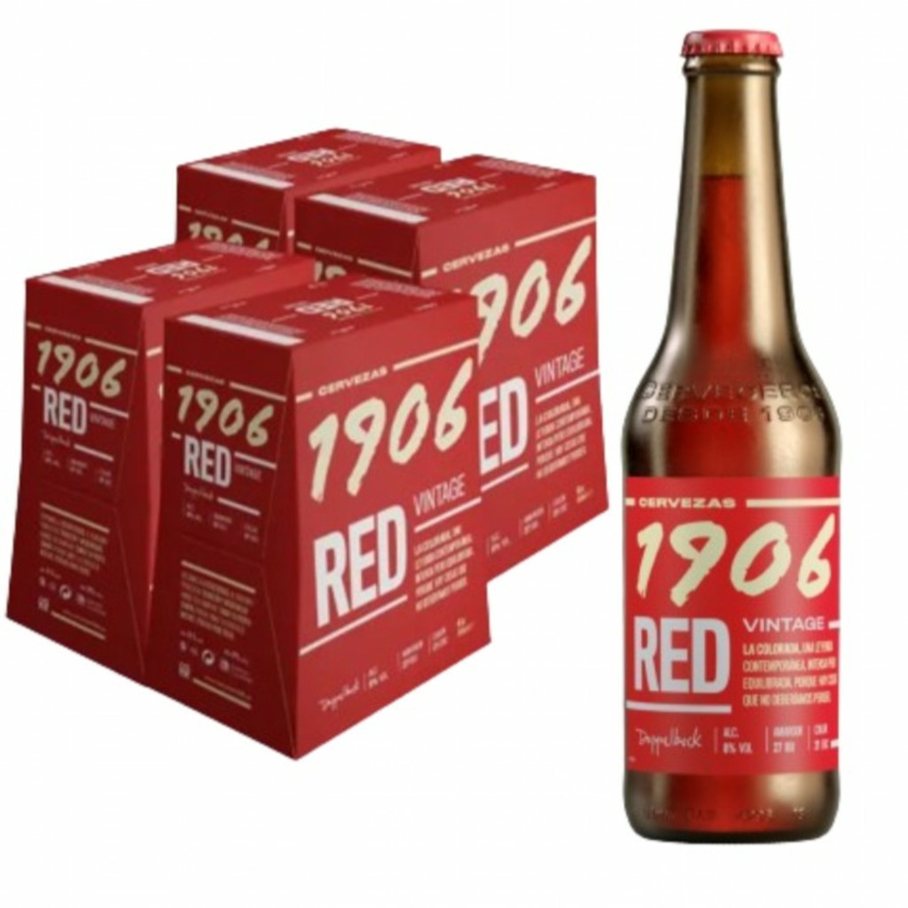 1906 RED VINTAGE 33CL 24UD