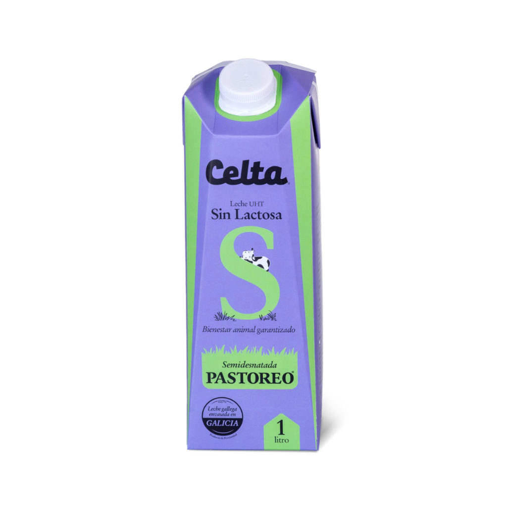 LECHE CELTA SEMI SIN LACTOSA 1L PET