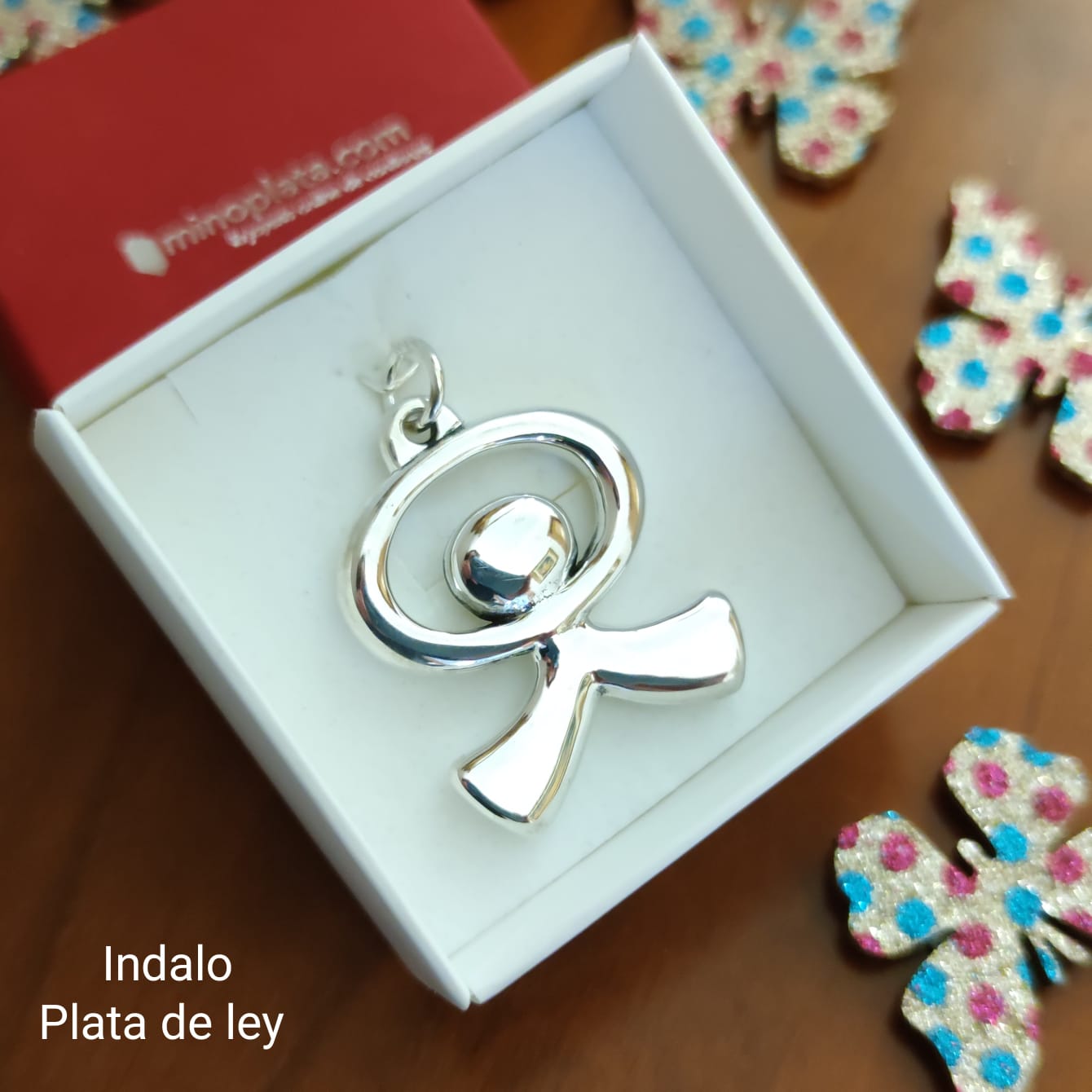 Colgante indalo de Plata de ley 1